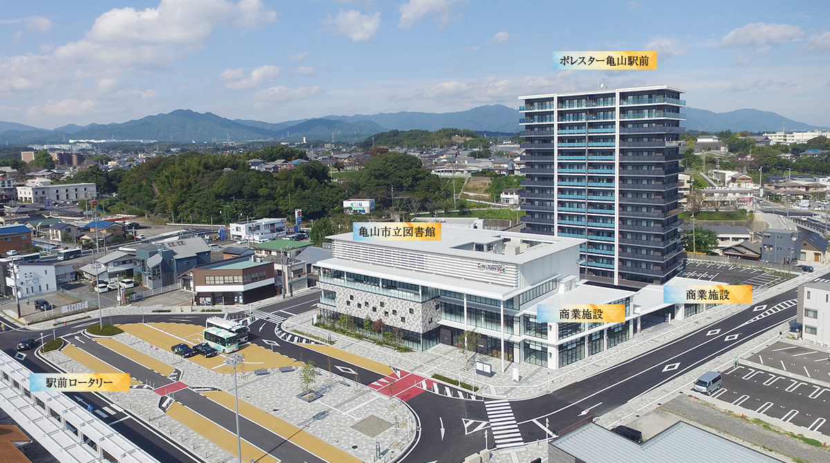 ポレスター亀山駅前（2022年8月撮影）