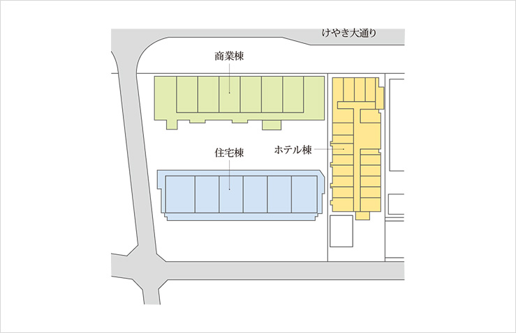 配棟概念図